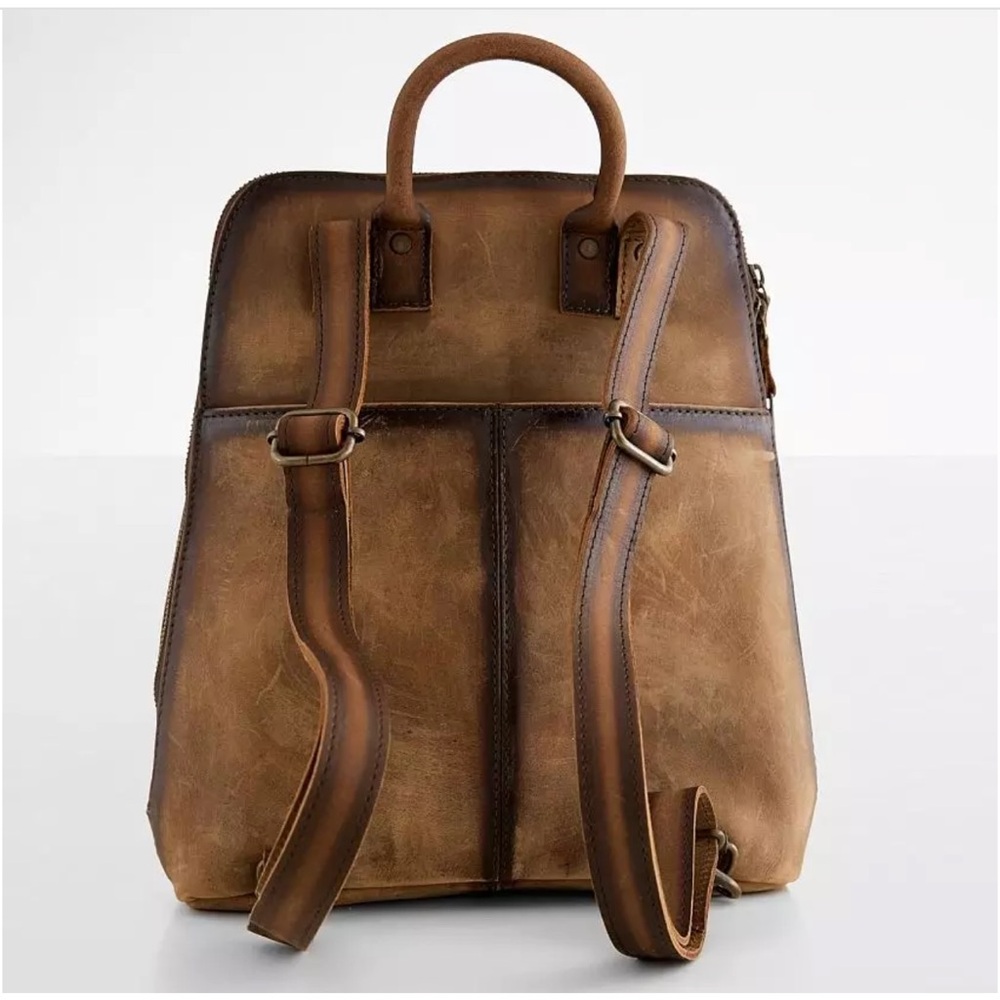 STS Ranchwear Brown Leather Backpack - Picture 3 of 9